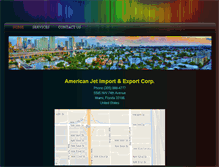 Tablet Screenshot of americanjetcorp.com